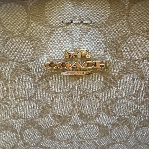 Coach Edie 31 shoulder:laptop bag in polished pebble leather - Picture 4 of 10